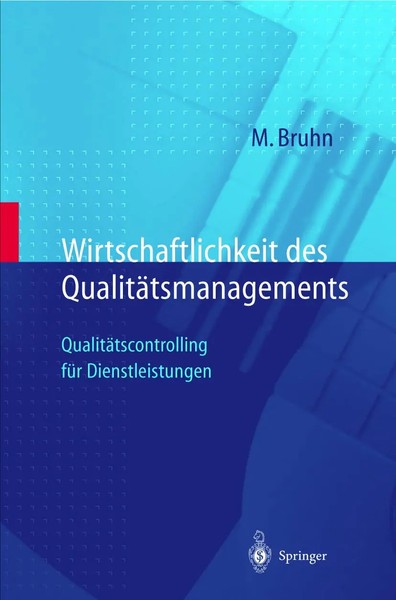 Manfred Bruhn | Wirtschaftlichkeit Des QualitäTsmanagements | Taschenbuch (2013)-image