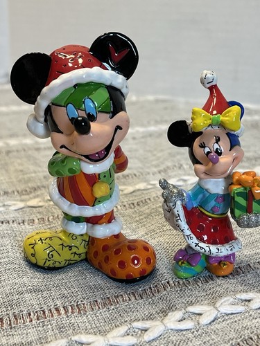 Paar Romero Britto Disney Weihnachtsfiguren Mickey und Minnie Mouse 2011 ?