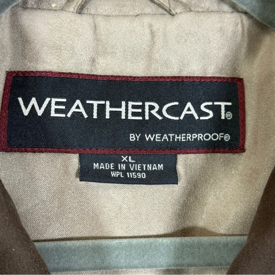 Weathercast by Weatherproof, Men's Beige and Brown Jacket. Size XL. - Image 4 of 4