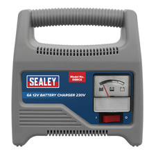 Sealey DSBC6 6A 12V Battery Charger 230V