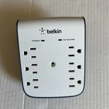 Belkin 6 Outlet Wall Mount Surge Protector with Dual USB Ports.  Tested
