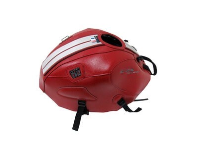 Tapis de réservoir Bagster rouge argent pour moto Honda CB 500 F des années 2016 à 2018