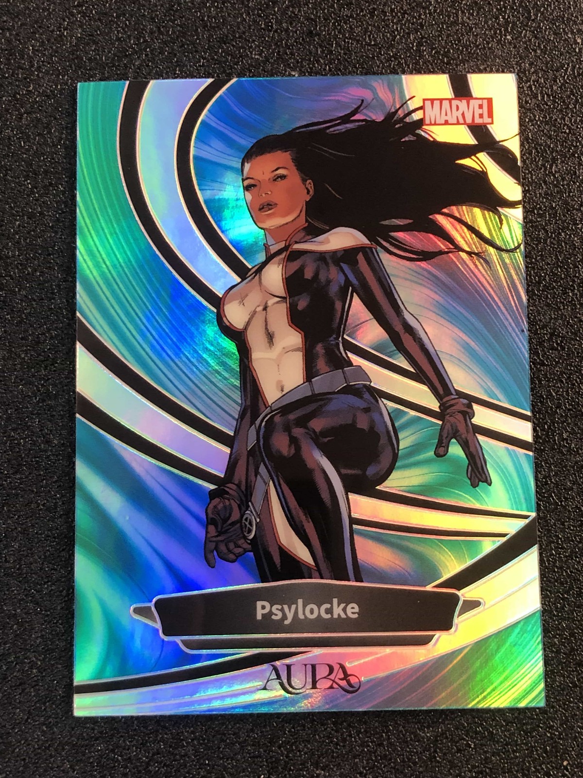 Psylocke 2025 KAKAWOW AURA Marvel Cyan Refractor 083/145 #AM-IC-28