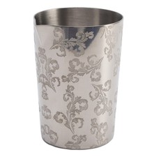 .Cocktail Mixing Glass 304 Stainless Steel Heat Preservation Engraved Bartending