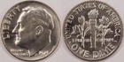 United States 1974 10 Cents Roosevelt Dime KM#195a Clad Torch Olive Oak Branch