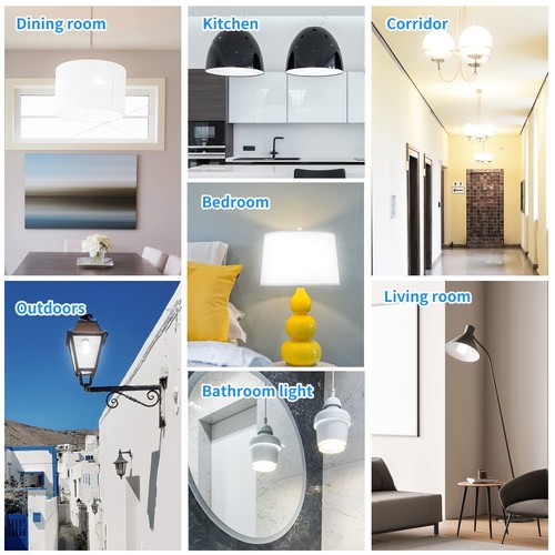 Led Light Bulb 6pcs 200w Equivalent 2500 Lumen 5000k Cool Daylight White 20w ... - Picture 6 of 6