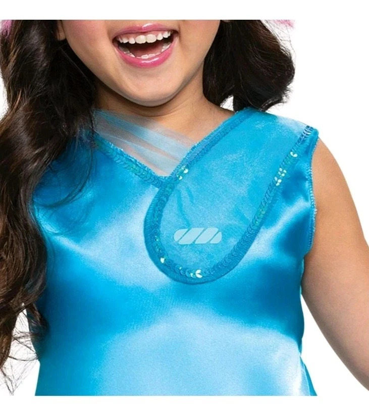 女孩巨魔世界巡回演唱会罂粟服装巨魔世界巡回演唱会儿童 3T-4T XS — 第 4/4 张图片