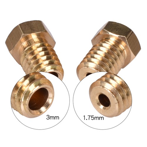 14 Pcs Brass Extruder Nozzle Brass 3d Printer Nozzle 3D Printing Supplies - 第 4/12 張圖片