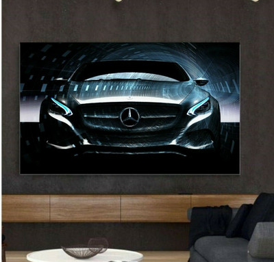 XXL LEINWAND BILD BIS 160x95x5 -Benz F800-Style AUTO WANDBILD MODERN NEU
