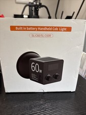 60W Handheld COB LED Video Light SL-C60R Portable Battery Powered Photography