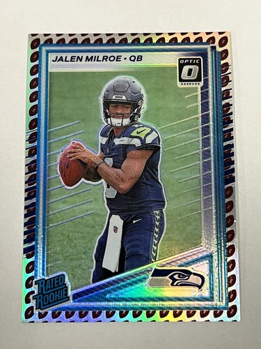 2025 Panini Donruss - Rated Rookie Jalen Milroe #307 Optic Preview Football...