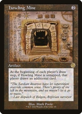 Magic/MTG Howling Mine (V.2) BRR-83 Rare Englisch Good