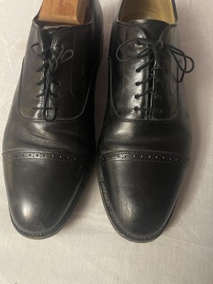 Johnston & Murphy Men's Black Leather Lace-Up Oxford Dress Shoes US 11
