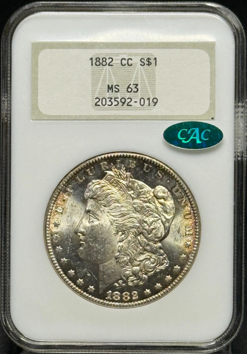 Carson City Grade MS 63 1882 Year Morgan US Dollars (1878-1921