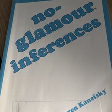 No Glamour Inferences by Lauren Kanefsky