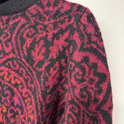 Peruvian Connection Damen Alpaka Wolle schwere Strickjacke Pullover Größe Medium - Bild 3 von 10