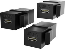 USB C Keystone Jack Insert Adapters Female to Female Inserts Connector Interface