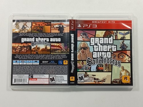 GRAND THEFT AUTO (GTA) SAN ANDREAS SONY PLAYSTATION 3 (PS3 GREATEST HITS) USA OC - Picture 2 of 4