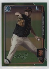 2015 Bowman Draft Chrome Green Refractor 46/99 Andrew Suarez #170 05up