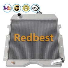 3 Row Alu Radiator For Jeep Willys Utility Wagon Truck 2.2l 2.6l 3.7l L6 1956-64 3 Row Alu Radiator For Jeep Willys Utility Wagon Truck 2.2l 2.6l 3.7l L6 1956-64