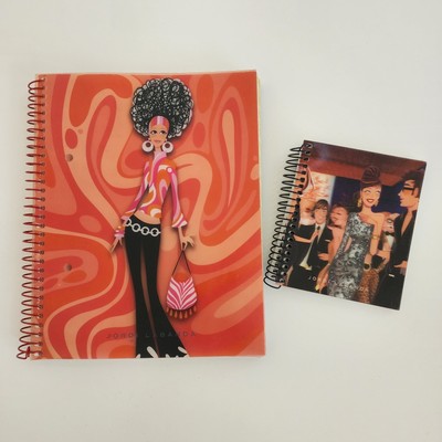 Jordi Labanda スパイラルノートセット Jordi Labanda Spiral Notebooks Lot Of 2 Perforated 3D