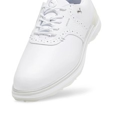 Puma Avant 379428-04 White/Ash Gray Men Spikeless Golf Shoes