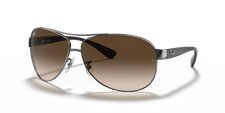 Ray-Ban RB3386 Polished Gunmetal/Brown Gradient 67 mm Sunglasses RB3386 004/13