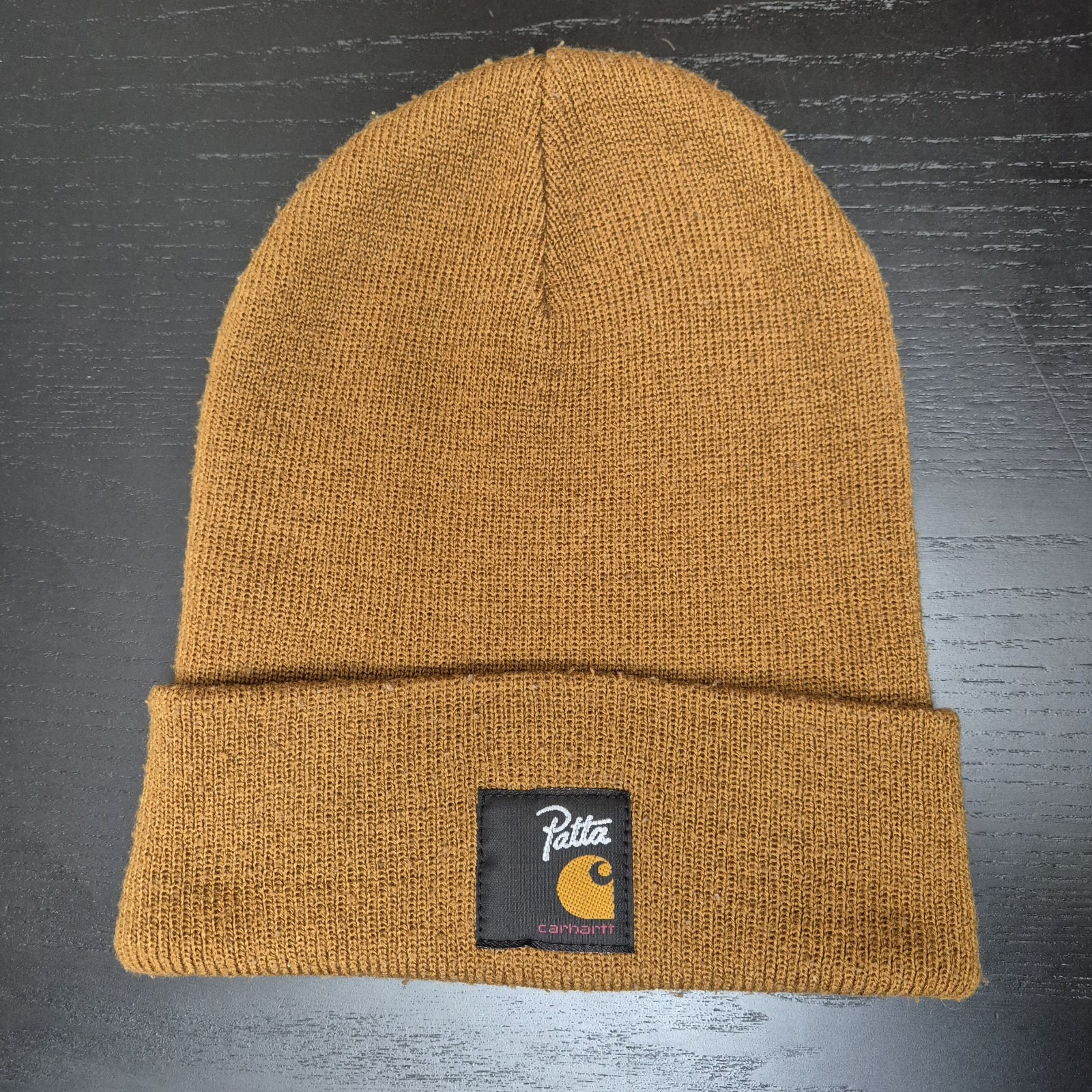 Patta x Carhartt WIP Watch Hat Beanie Brown Black Tab