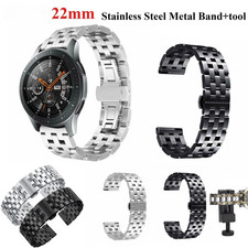 22mm Stainless Steel Band for Huami Amazfit Bip 6 BIP 5 GTR 4 GTR 3 Pro GTR 2e 2