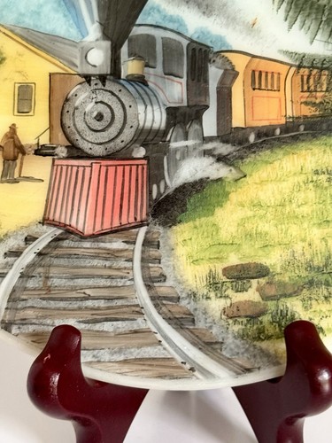 Placa de tren Fenton Smoke & Cinder de colección edición limitada #677/1250 Schleicher pintada a mano - Imagen 4 de 11