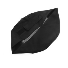 Image of One Size Fits Most Black Chef Skull Cap with Adjustable Feature