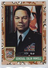 1991 Topps Desert Storm General (Brown Desert Storm) Colin Powell #2 00l8