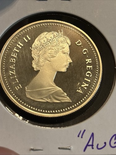 1986 Canada $1 Silver Dollar Proof Vancouver Train “aug46” - Picture 12 of 23