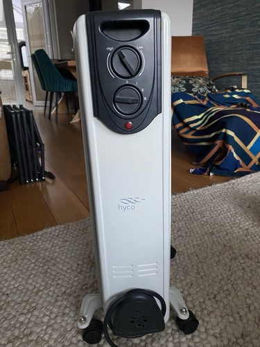 Hyco Riviera 1.5kW Oil Filled Radiator (Model: RAD15Y).