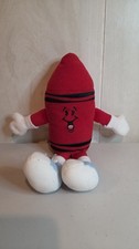 Vintage Crayola Red Crayon Binney Smith Plush Character