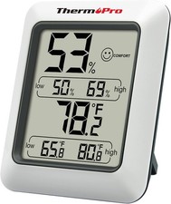 ThermoPro TP50 Digital Hygrometer Indoor Thermometer Room Thermometer