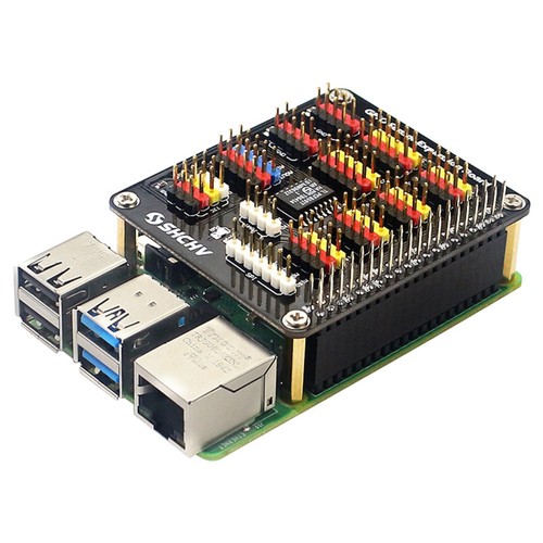 Gpio Expansion Board Ad/da Digital To Analog Conversion for Raspberry Pi 4B/3 S - Afbeelding 6 van 10