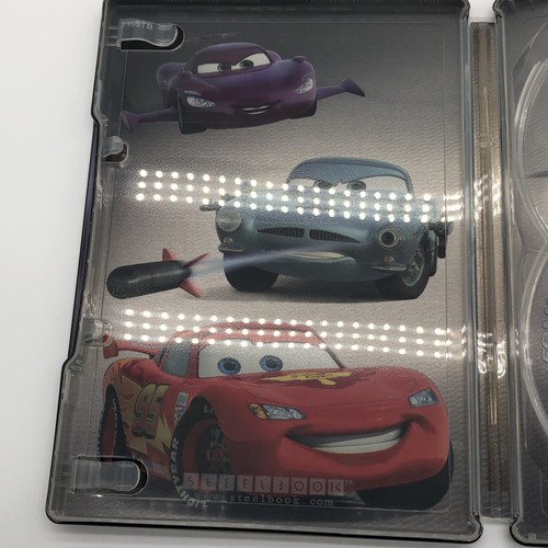Disney Pixar Cars 2 Blu Ray DVD Steelbook Collector Case Only - Picture 8 of 9