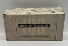 New Open Original Box Vtg Lucky Products 100 Pc. Plastic Toy Soldiers Set