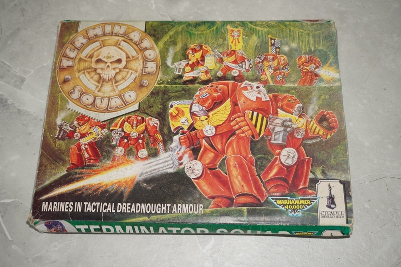 EMPTY Warhammer 40k Rogue Trader Space Marine Terminators Box