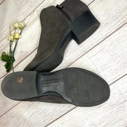 Stivaletti Kenneth Cole New York Dara tacco a blocco donna asfalto taglia 7 - Foto 5 di 7