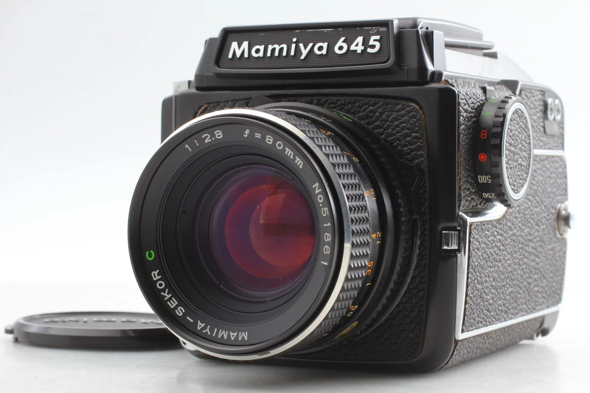 フィルムカメラ Mamiya M645 SEKOR C 1:2.8 80mm 55mm 210 Mamiya M645