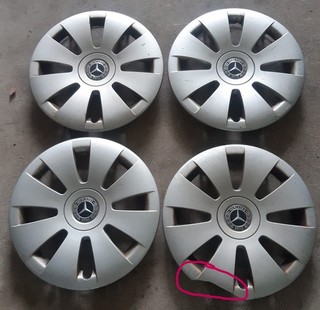 Mercedes Radkappen für Vito (Bj. 2018) 16" 1x defekt