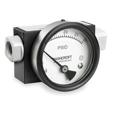 ASHCROFT 351130FD25SXCYLM30PSID Pressure Gauge,0 to 30 psi 5LB60