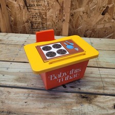 Vintage Baby This n That Toy Kitchen Playset Pretend Play Yellow Orange