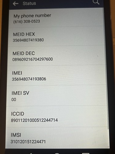 đź’™Vintage Classic LG Tribute 5 LS675 Sprint 4G LTE Smartphone Black 8GB + Bundle - Picture 3 of 8