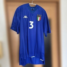 Kappa Italy National Team Jersey Maldini #3 Royal Blue Size M Unused