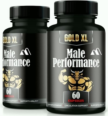 Gold XL for Men, GoldXL Enhancement Pills for Advanced Male Performance - 2 Pack