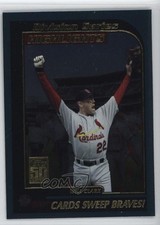 2001 Topps Division Series Highlights Will Clark Cards Sweep Braves! #400 1q34