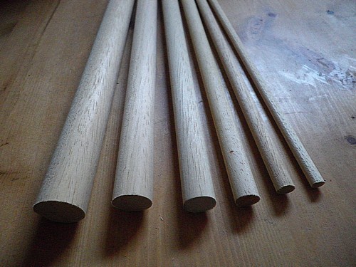 30cm Wooden Craft Sticks - Hardwood Dowels Poles CHOOSE QUANTITY & DIAMETER - Picture 4 of 4